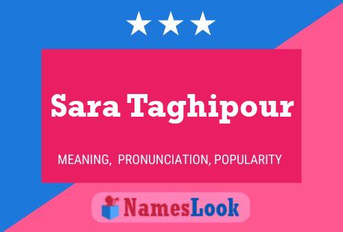 Poster del nome Sara Taghipour