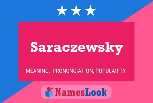 Poster del nome Saraczewsky