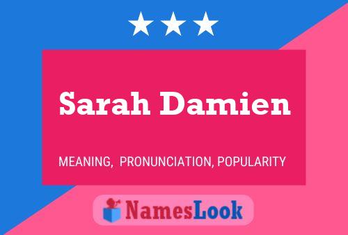 Poster del nome Sarah Damien