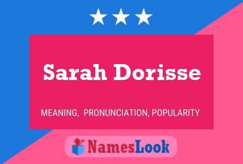 Poster del nome Sarah Dorisse