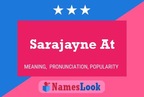 Poster del nome Sarajayne At