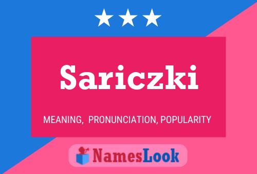 Poster del nome Sariczki