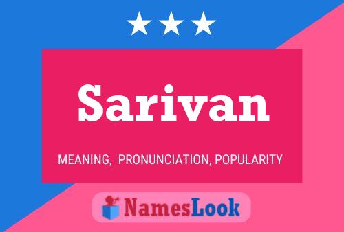 Poster del nome Sarivan