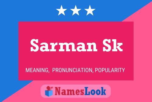 Poster del nome Sarman Sk