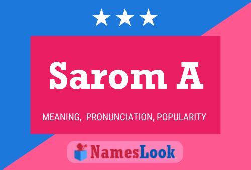 Poster del nome Sarom A