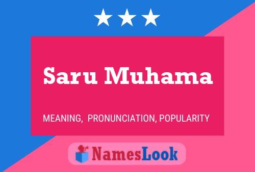 Poster del nome Saru Muhama