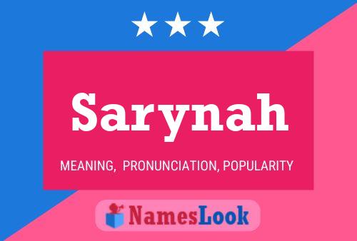 Poster del nome Sarynah