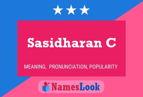 Poster del nome Sasidharan C