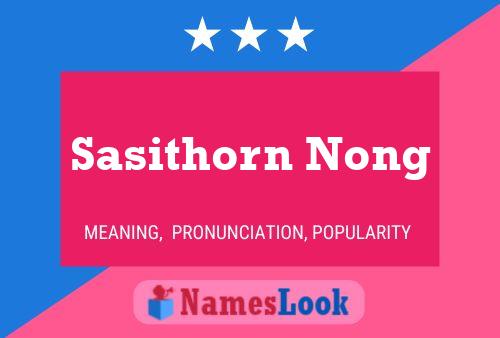 Poster del nome Sasithorn Nong