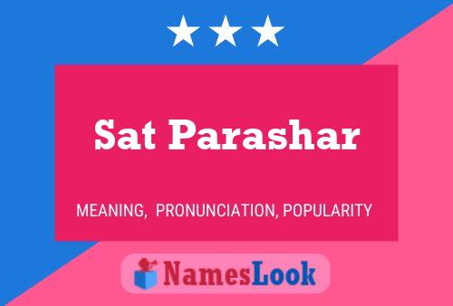 Poster del nome Sat Parashar