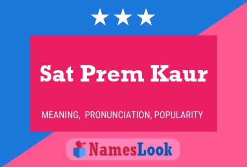 Poster del nome Sat Prem Kaur