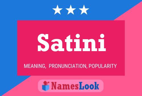 Poster del nome Satini