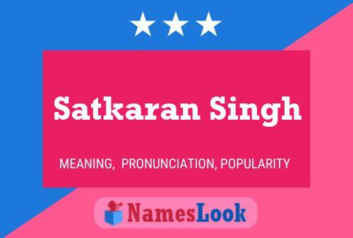 Poster del nome Satkaran Singh