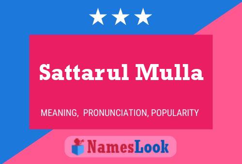 Poster del nome Sattarul Mulla