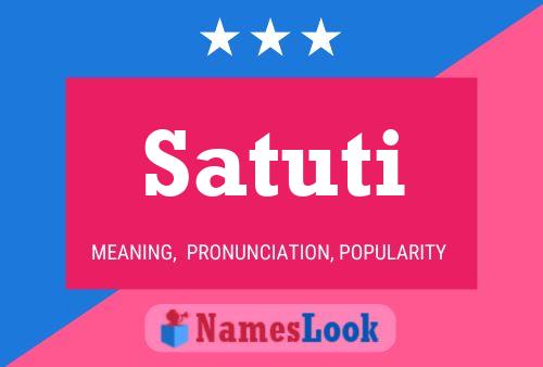 Poster del nome Satuti