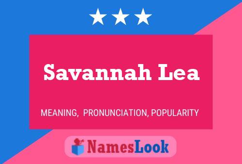 Poster del nome Savannah Lea