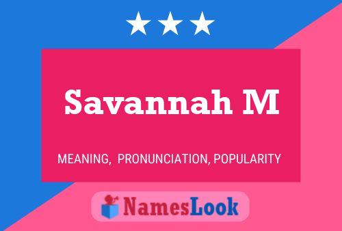 Poster del nome Savannah M