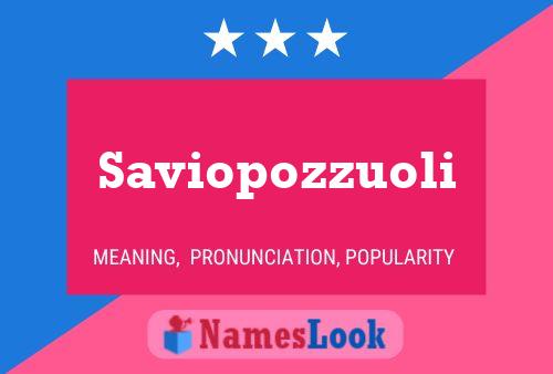 Poster del nome Saviopozzuoli