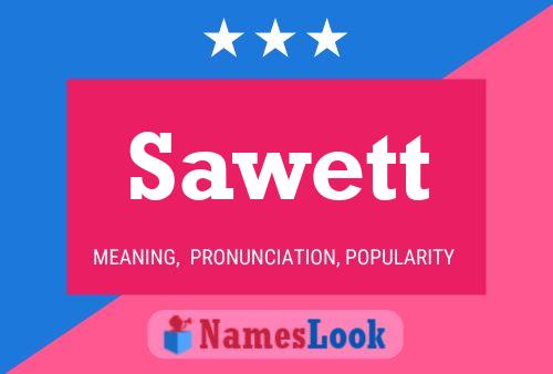 Poster del nome Sawett