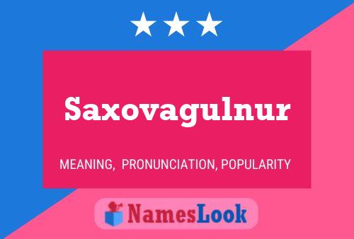 Poster del nome Saxovagulnur