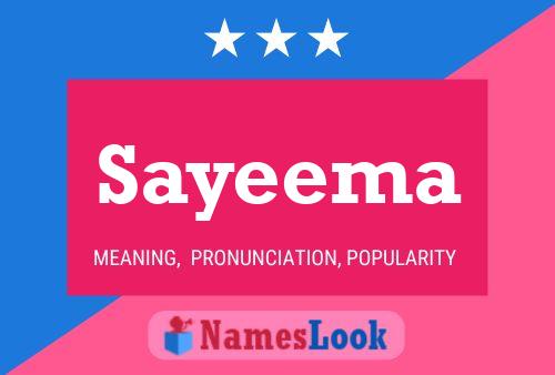 Poster del nome Sayeema