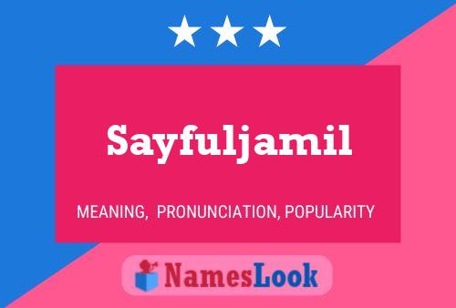 Poster del nome Sayfuljamil