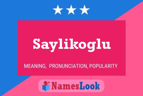 Poster del nome Saylikoglu