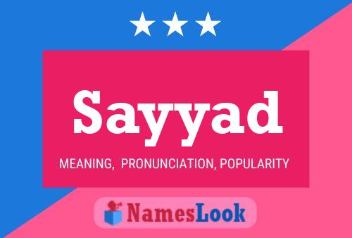 Poster del nome Sayyad