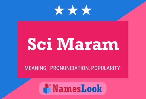 Poster del nome Sci Maram