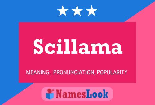 Poster del nome Scillama