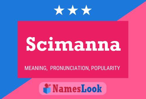 Poster del nome Scimanna