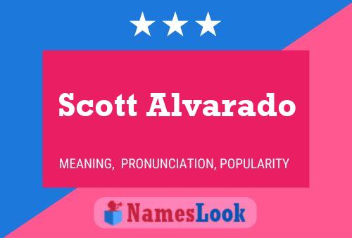 Poster del nome Scott Alvarado