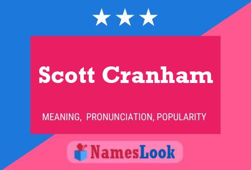 Poster del nome Scott Cranham