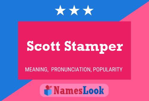 Poster del nome Scott Stamper