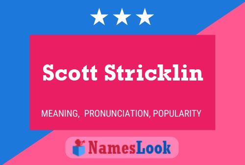 Poster del nome Scott Stricklin