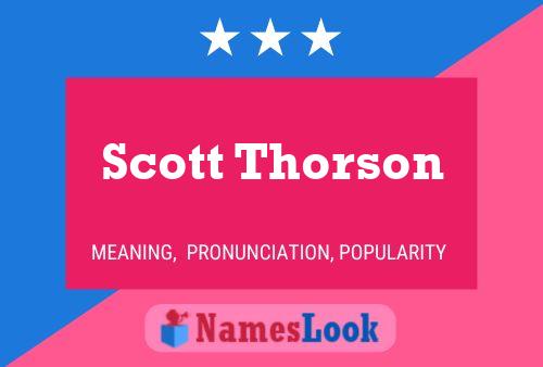 Poster del nome Scott Thorson