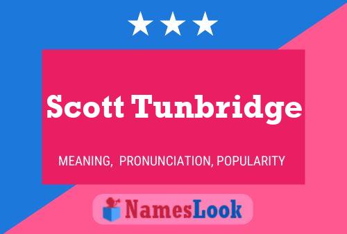 Poster del nome Scott Tunbridge