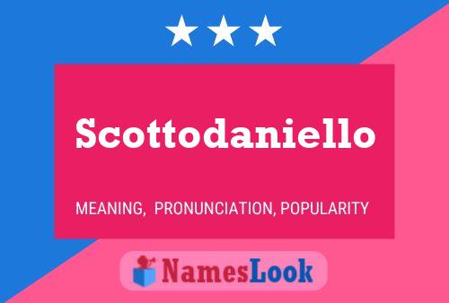 Poster del nome Scottodaniello