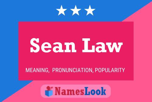 Poster del nome Sean Law