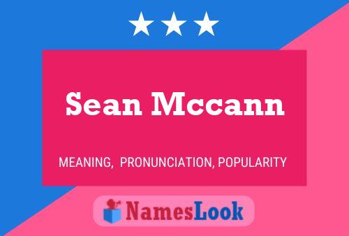 Poster del nome Sean Mccann