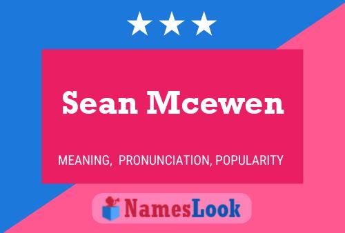 Poster del nome Sean Mcewen