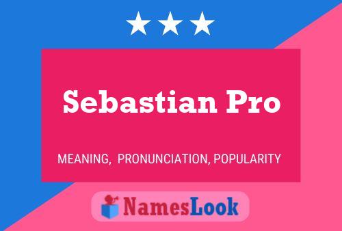 Poster del nome Sebastian Pro