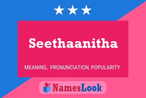 Poster del nome Seethaanitha