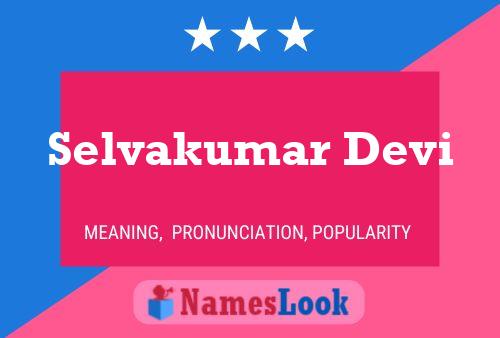 Poster del nome Selvakumar Devi