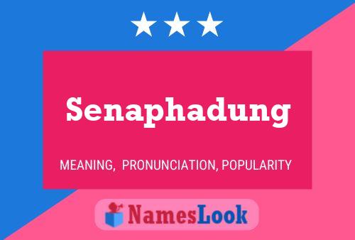 Poster del nome Senaphadung