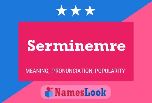 Poster del nome Serminemre