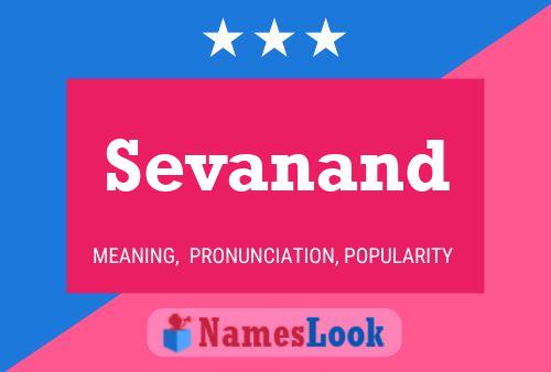 Poster del nome Sevanand