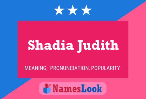 Poster del nome Shadia Judith