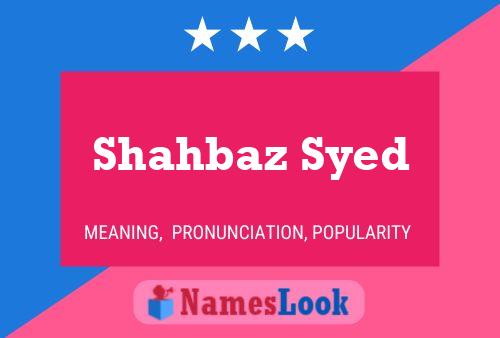 Poster del nome Shahbaz Syed