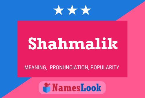 Poster del nome Shahmalik